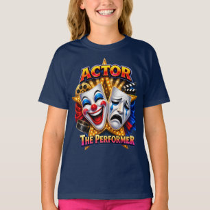 Schauspieler - Das Performer Girl's Dark Tee