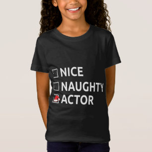 Schauspieler Funny Xmas Pajama Weihnachtsgeschenk T-Shirt