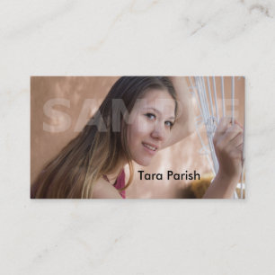 Schauspieler Headshot-Geschäftskarte modelliert Visitenkarte