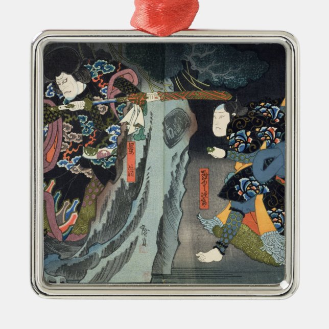 Schauspieler in 'Soga Monogatari Silbernes Ornament (Vorne)