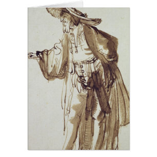 Schauspieler mit einem Breit-eingefaßten Hut