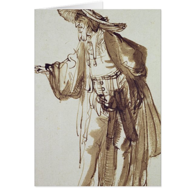 Schauspieler mit einem Breit-eingefaßten Hut (Vorne)