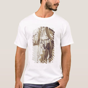 Schauspieler mit einem Breit-eingefaßten Hut T-Shirt