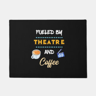 Schauspieler mit Theaterkaffee Fußmatte