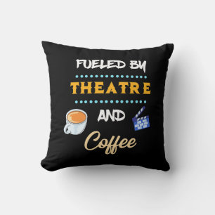 Schauspieler mit Theaterkaffee Kissen