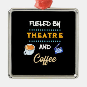 Schauspieler mit Theaterkaffee Ornament Aus Metall
