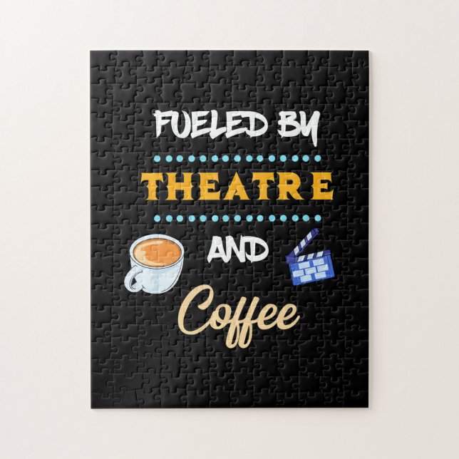 Schauspieler mit Theaterkaffee Puzzle (Vertikal)