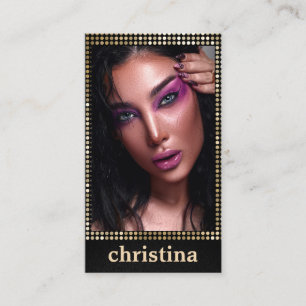 Schauspieler Model Dancer Foto trendy zeitgenössis Visitenkarte