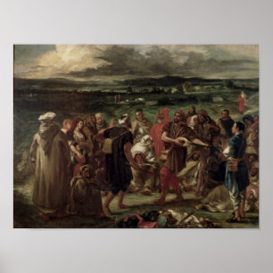 Schauspieler oder arabische Possenreißer, 1848 Poster