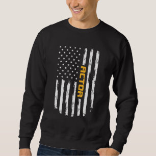 Schauspieler Proud Positive Carrer Vintag amerikan Sweatshirt