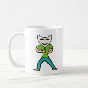 Schauspieler Schauspiel mit Maske Kaffeetasse