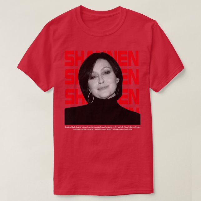 Schauspieler Shannen Doherty TShirt (Design vorne)