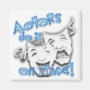 Schauspieler tun Es-Bühne Magneten Magnet