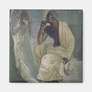 Schauspieler und Maske, vom Haus des tragischen Magnet