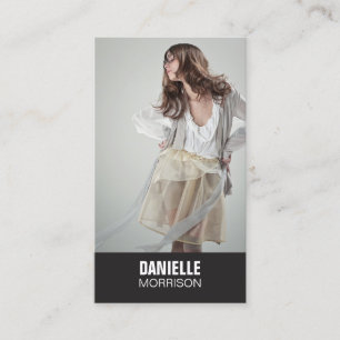 Schauspieler und Modelle - Headshot Nr. 1 Visitenk Visitenkarte