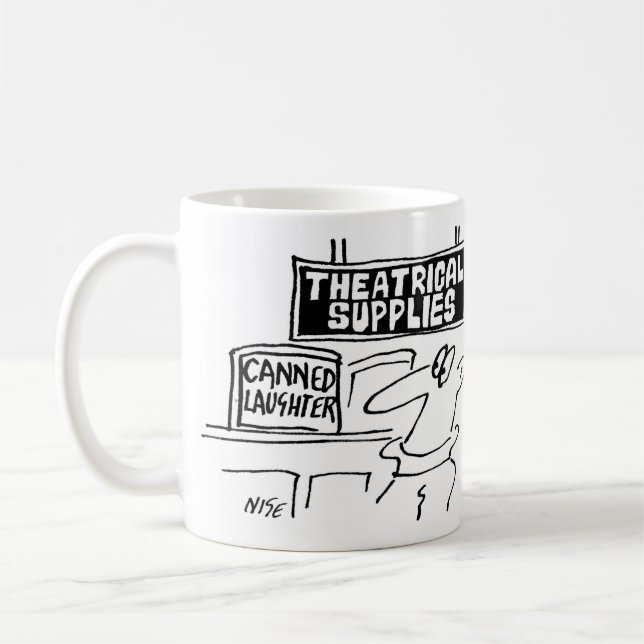 Schauspieler und Schauspiel. Theatrische Dramatik Kaffeetasse (Links)