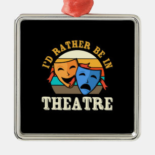 Schauspieler wären eher im Theater Ornament Aus Metall