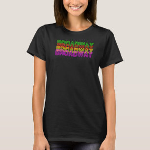 Schauspielerin Bühne des Broadway Musical Theatre T-Shirt