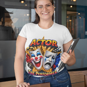 Schauspielerin - Die Performerin Damen Große Größe T-Shirt