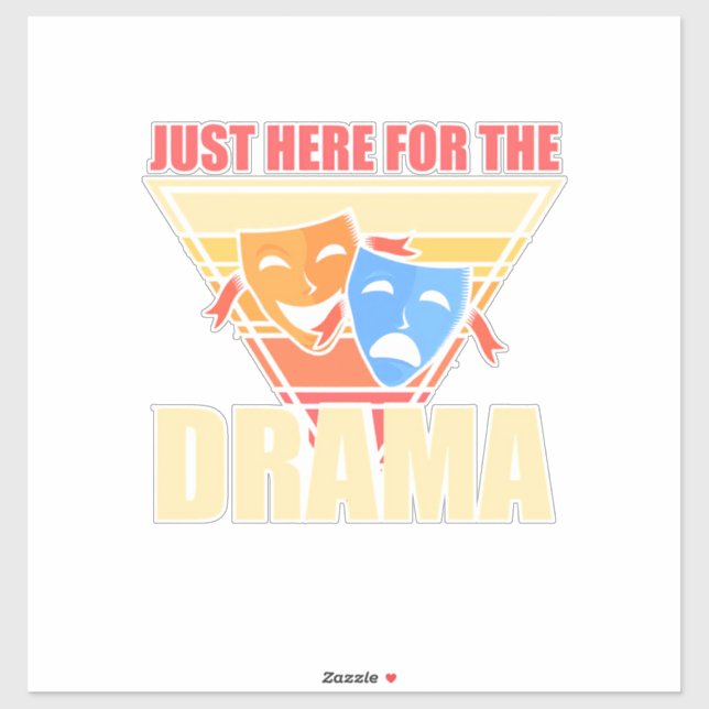 Schauspielerin für das Drama Aufkleber (Blatt)