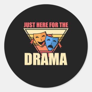 Schauspielerin für das Drama Runder Aufkleber