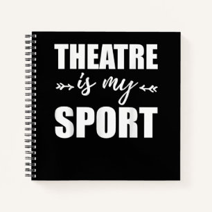 Schauspielerin ist mein Schauspiel für Sportdrama Notizbuch