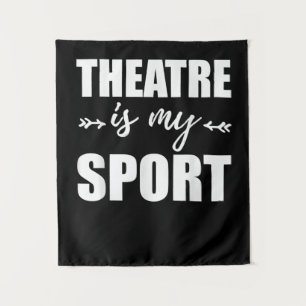 Schauspielerin ist mein Schauspiel für Sportdrama  Wandteppich
