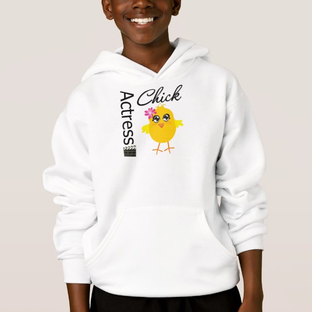 Schauspielerin-Küken Hoodie (Vorderseite)