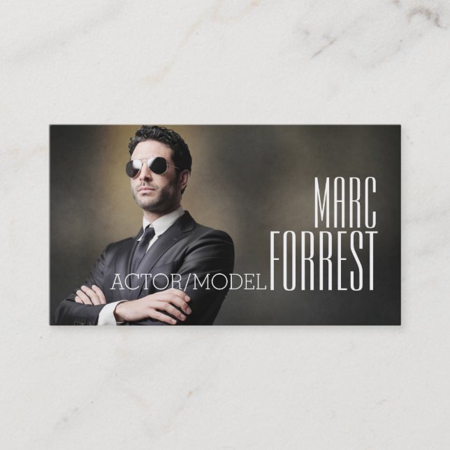 Schauspielerin Modell Schauspiel Filmmaterial Thea Visitenkarte (Vorderseite)