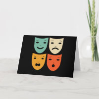 Schauspielerin Vintage Theatermaske