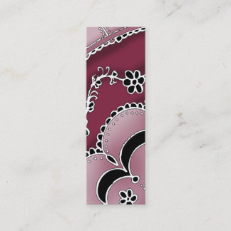 Schauspielerin Vorlage für skinny Business Card Mini Visitenkarte