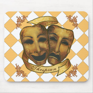 Schauspielmasken Mousepad