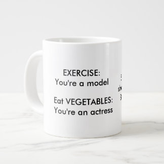 Schauspielmodell Positive Erinnerungen Jumbo-Tasse