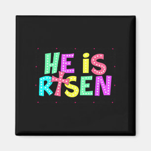 Schaut, er ist riskiert Jesus Christlichen Osterki Magnet