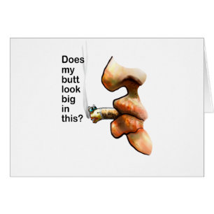 schaut mein Hintern diesbezüglich groß?