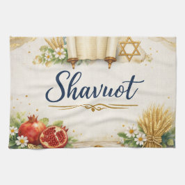 Schawuot-Geschenk, Wochenfest, jüdischer Feiertag  Geschirrtuch