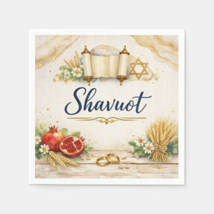 Schawuot-Geschenk, Wochenfest, jüdischer Feiertag Serviette