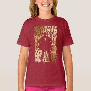 SCHAZAM! Abilities Golden Typografy Graphic T-Shirt