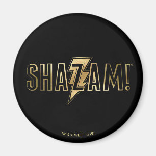 SCHAZAM!   Gold-Logo Magnet