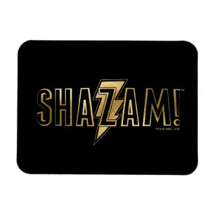 SCHAZAM!   Gold-Logo Magnet