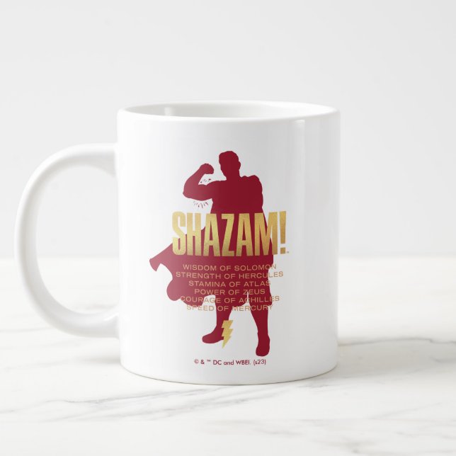 SCHAZAM! Götterwut | Flexi-Silhouette Jumbo-Tasse (Links)