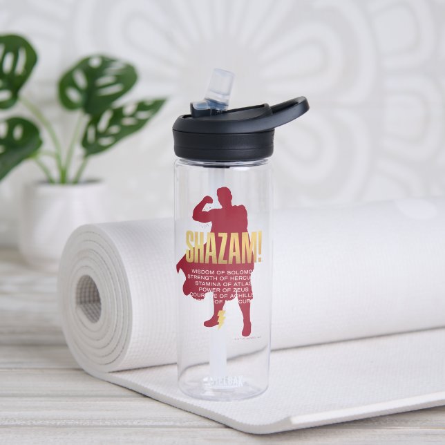 SCHAZAM! Götterwut | Flexi-Silhouette Trinkflasche (Yoga)
