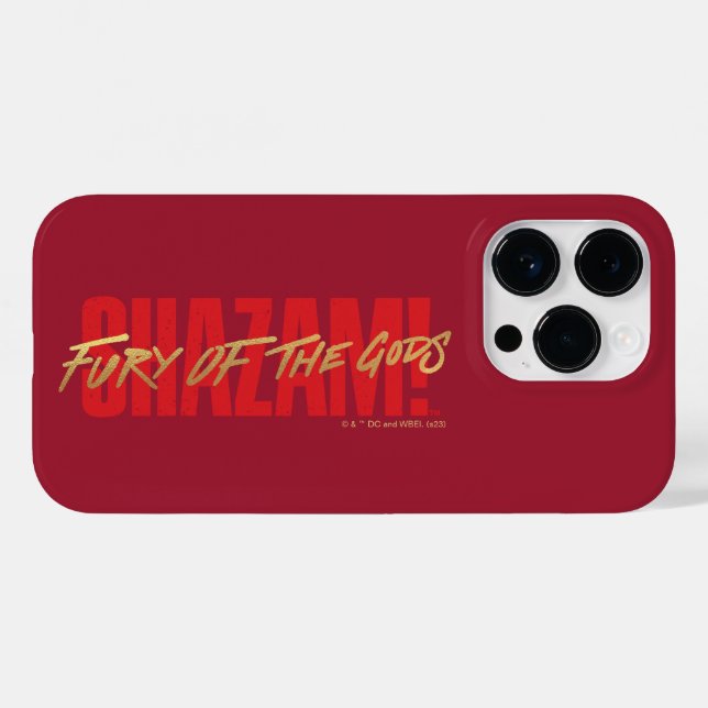 SCHAZAM! Götterwut | Logo für die goldene Markieru Case-Mate iPhone Hülle (Rückseite (Horizontal))