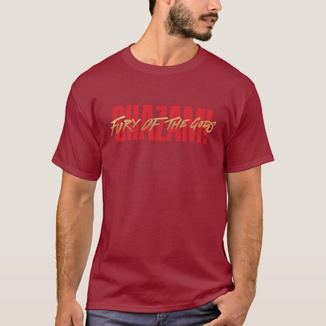 SCHAZAM! Götterwut | Logo für die goldene Markieru T-Shirt (Vorderseite)