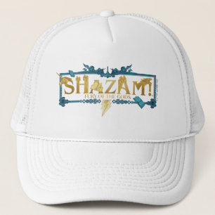 SCHAZAM! Götterwut Mythisches Logo Truckerkappe