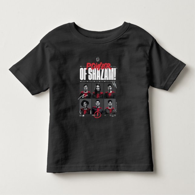 SCHAZAM! Götterwut | Power der SHAZAM Group Kleinkind T-shirt (Vorderseite)