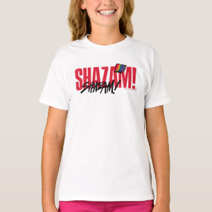 SCHAZAM! Götterwut Rainbow Bolzen-Logo T-Shirt