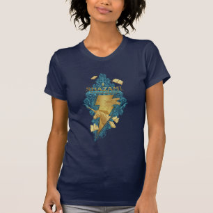 SCHAZAM! Götterwut Reich des Götter-Logos T-Shirt