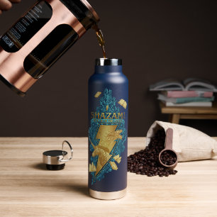 SCHAZAM! Götterwut   Reich des Götter-Logos Trinkflasche
