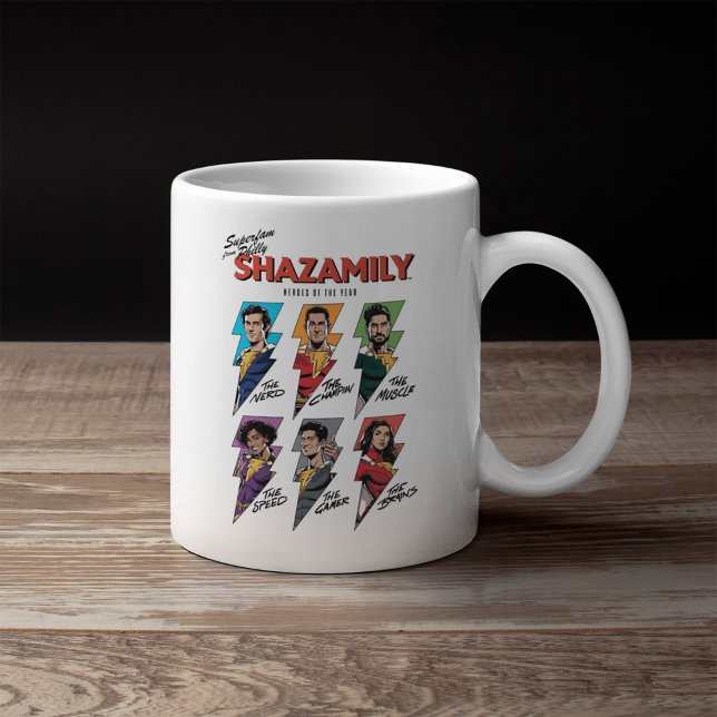 SCHAZAM! Götterwut | SCHAZAMily-Comic-Bolzen Kaffeetasse (Von Creator hochgeladen)